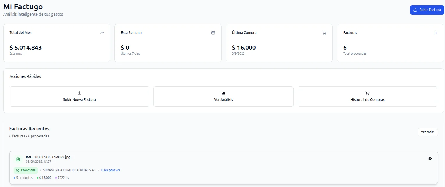 Vista previa de Factugo en dispositivos